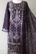 Noors Sajni | Embroidered Chiffon Salwar Kameez |