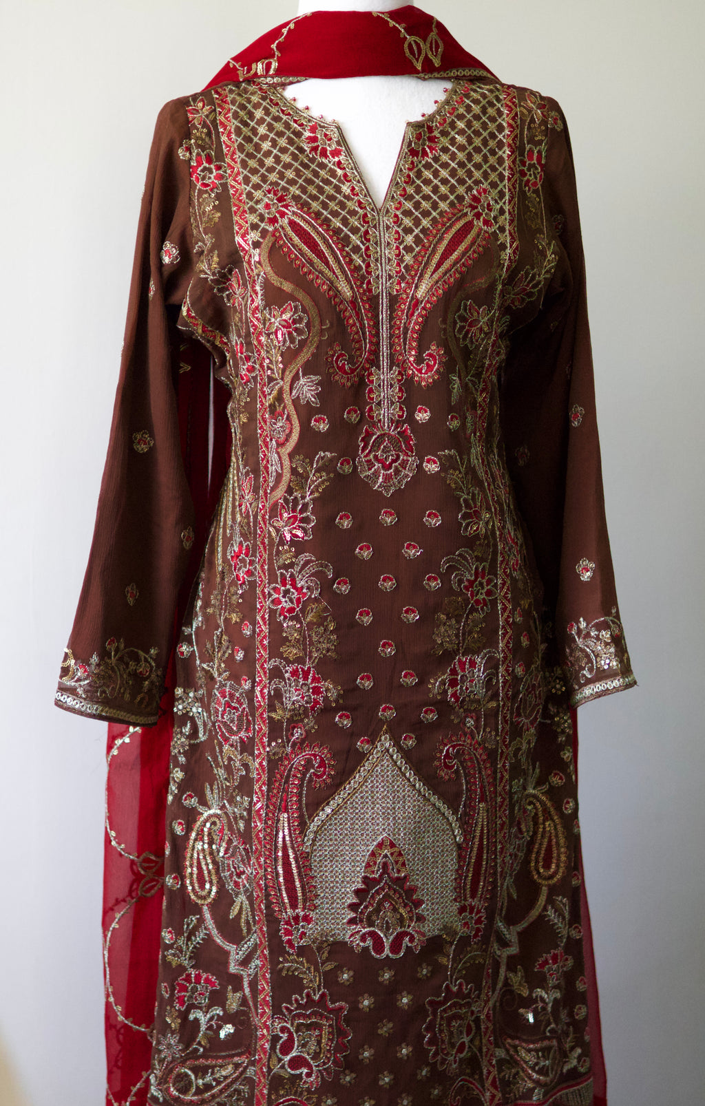 Noors Sajni | Embroidered Chiffon Salwar Kameez I