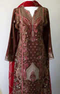 Noors Sajni | Embroidered Chiffon Salwar Kameez I