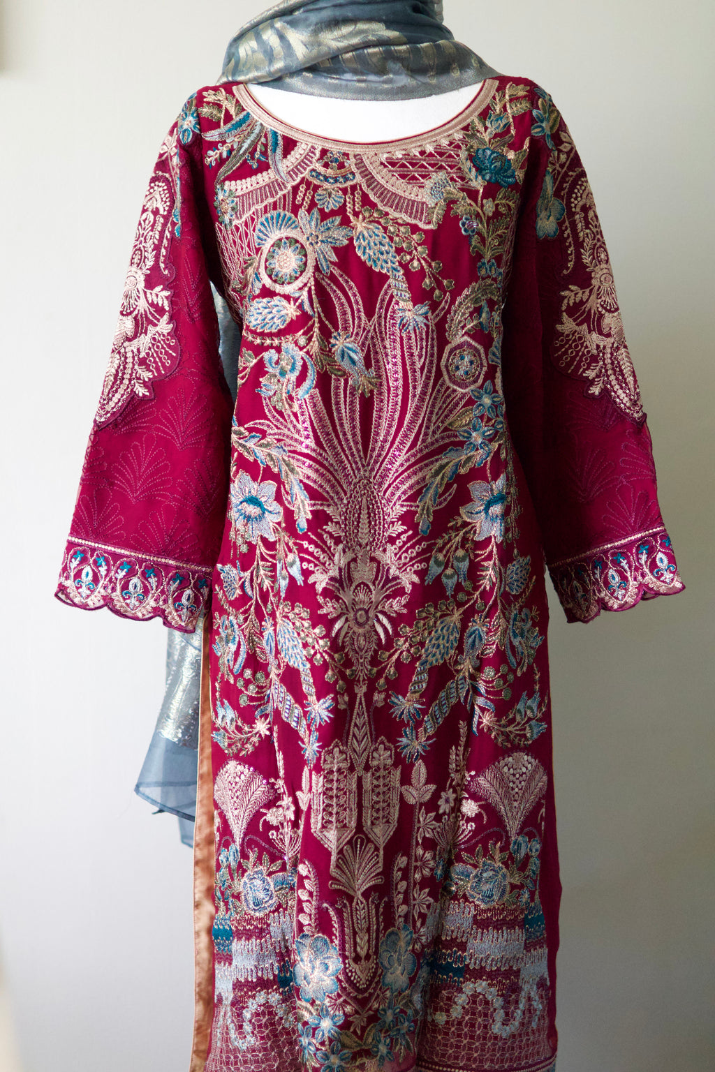 Noors Sajni | Embroidered Chiffon Salwar Kameez I