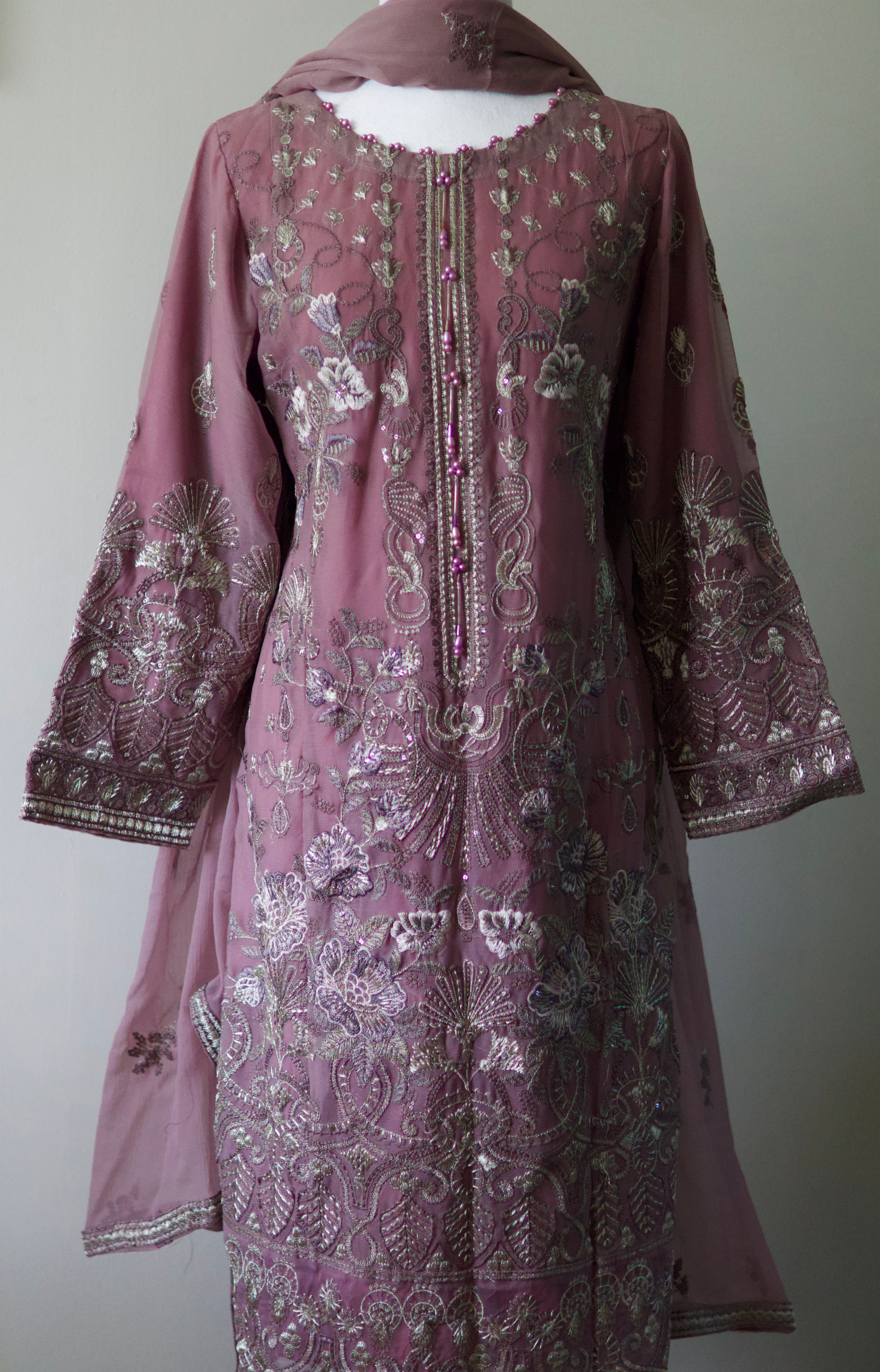 Noors Sajni | Embroidered Chiffon Salwar Kameez |