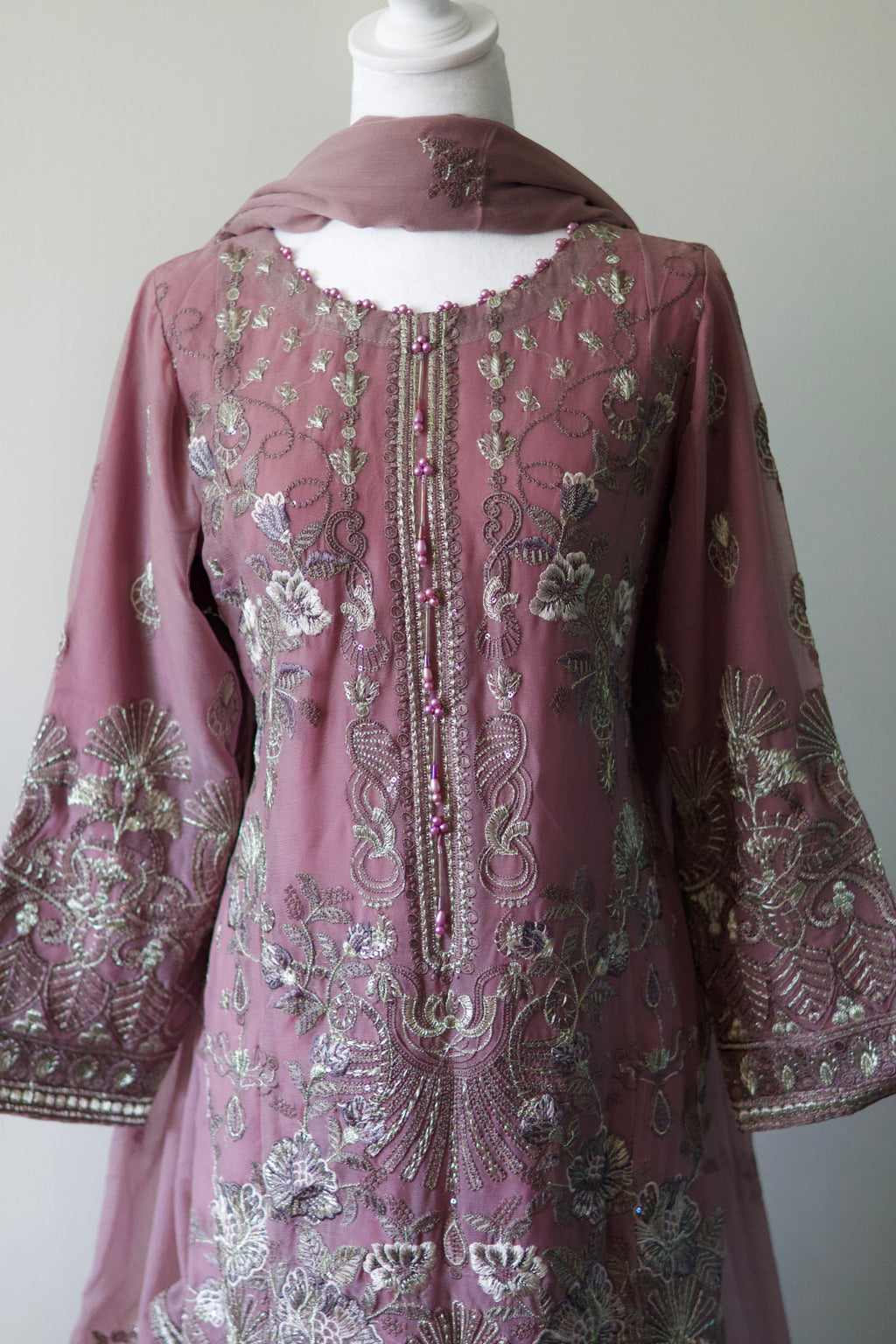 Noors Sajni | Embroidered Chiffon Salwar Kameez |